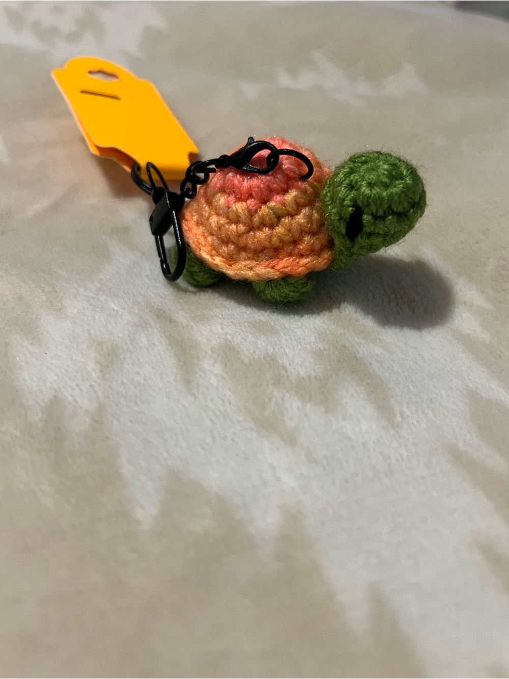 Crocheted Turtle Keychain 🐢 - Picture 6 of 6
